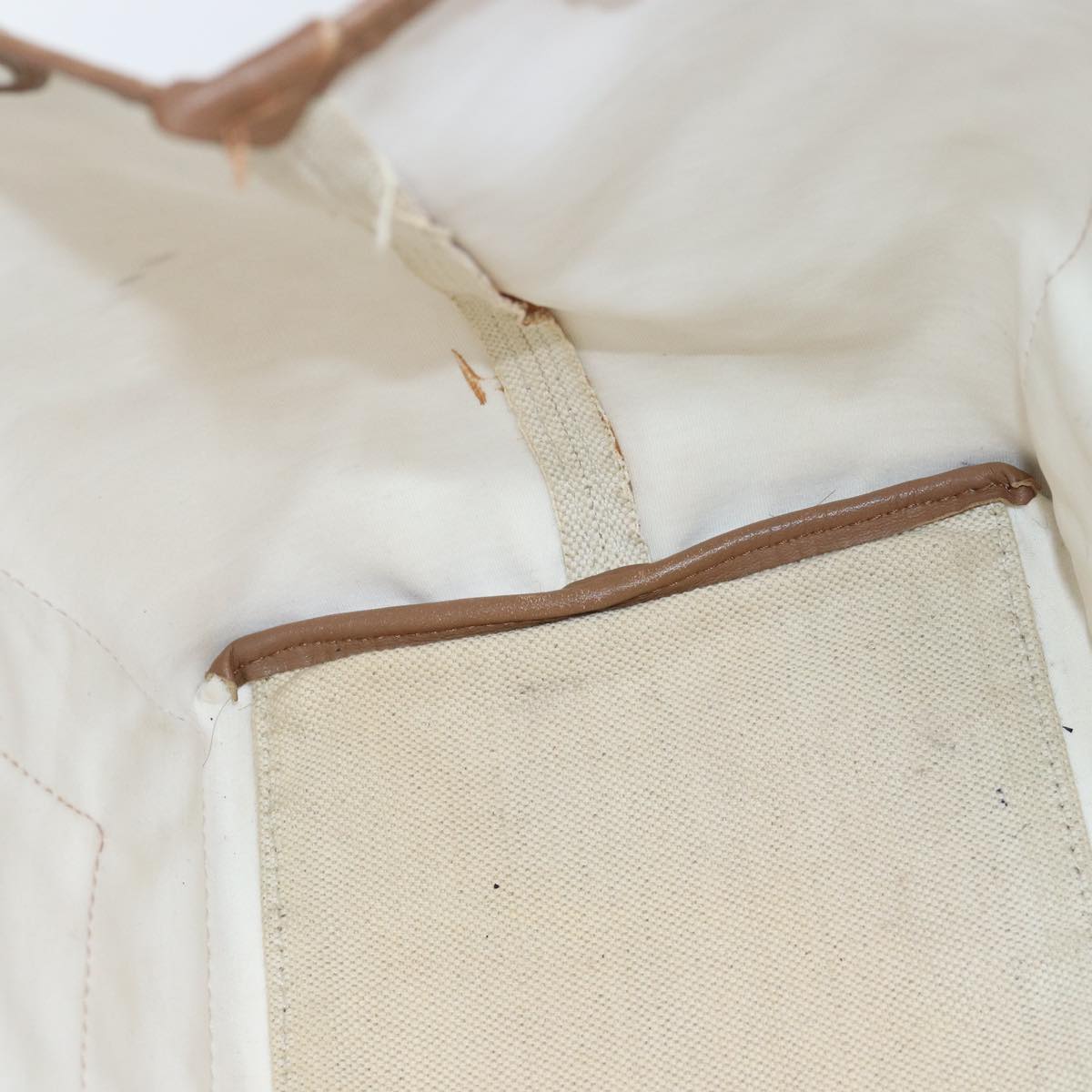 Balenciaga Navy kabas S Hand Bag Canvas Beige White 339933 | Designer Luxury Handbag
