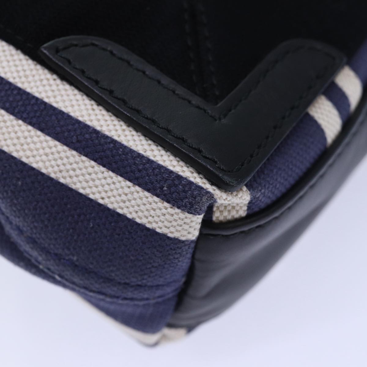 Balenciaga Navy Cabas XS Hand Bag Canvas 2way Navy 390346 | Luxury Canvas Tote Bag