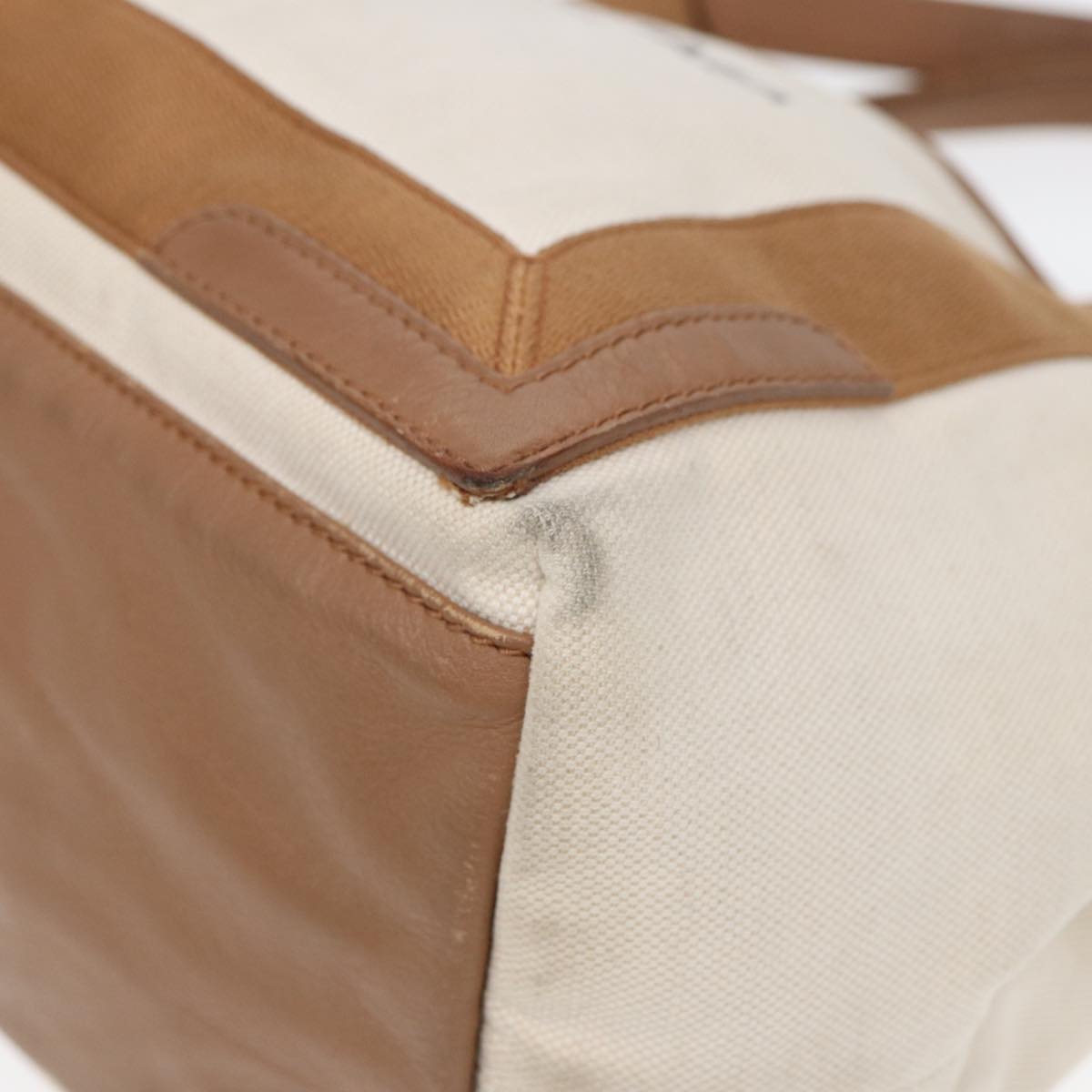 Balenciaga Navy kabas S Hand Bag Canvas Beige 339933 | Designer Luxury Handbag
