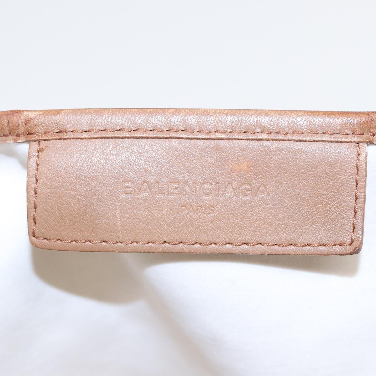Balenciaga Navy kabas S Hand Bag Canvas Beige 339933 | Designer Luxury Handbag