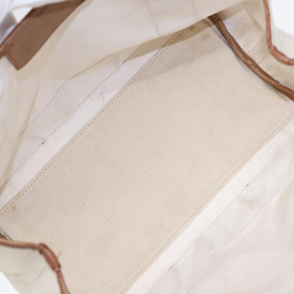 Balenciaga Navy kabas S Hand Bag Canvas Beige 339933 | Designer Luxury Handbag