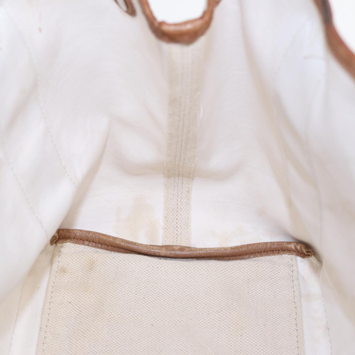 Balenciaga Navy kabas S Hand Bag Canvas Beige 339933 | Designer Luxury Handbag