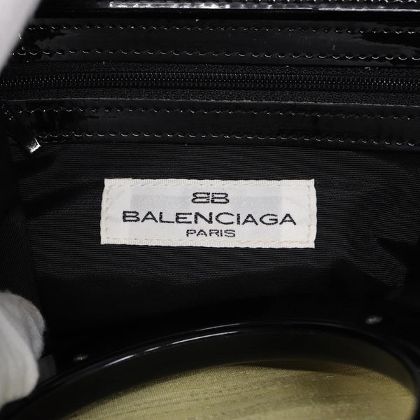 Balenciaga Hand Bag Canvas Silver Yellow | Designer Luxury Handbag