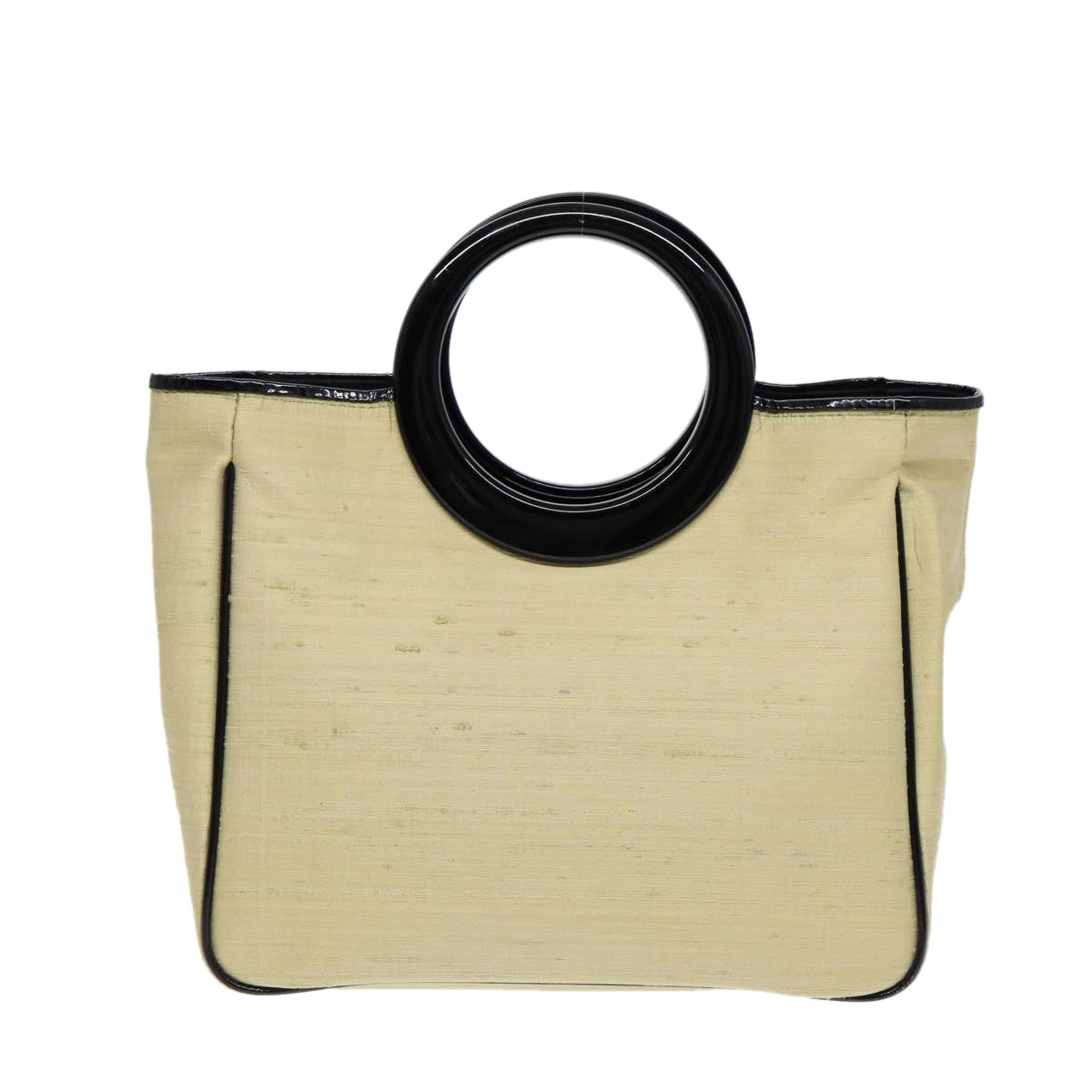 Balenciaga Hand Bag Canvas Silver Yellow | Designer Luxury Handbag