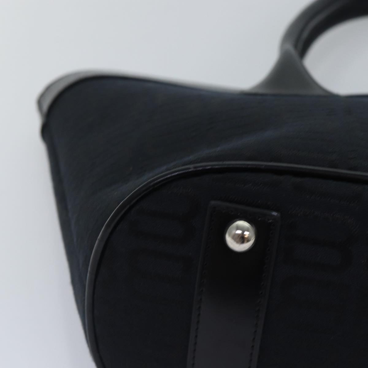 Balenciaga Tote Bag Canvas Silver Black — Premium Leather Tote
