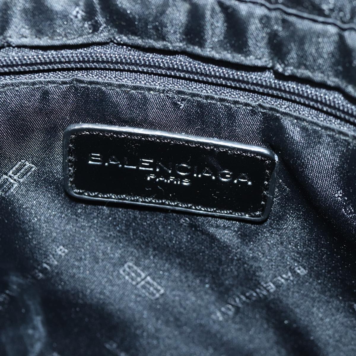 Balenciaga Tote Bag Canvas Silver Black — Premium Leather Tote