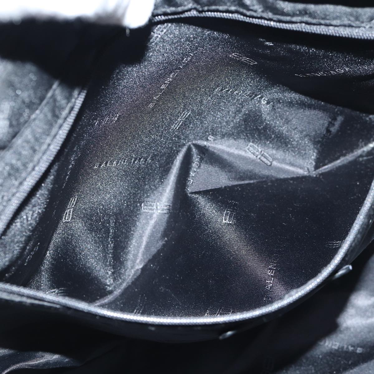 Balenciaga Tote Bag Canvas Silver Black — Premium Leather Tote