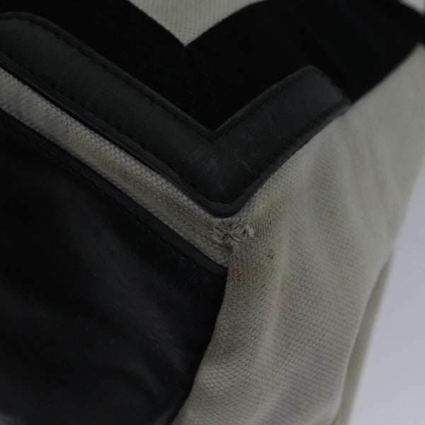 Balenciaga Hand Bag Canvas Beige Black | Designer Luxury Handbag
