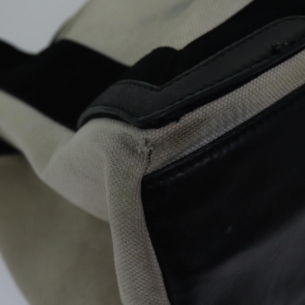 Balenciaga Hand Bag Canvas Beige Black | Designer Luxury Handbag