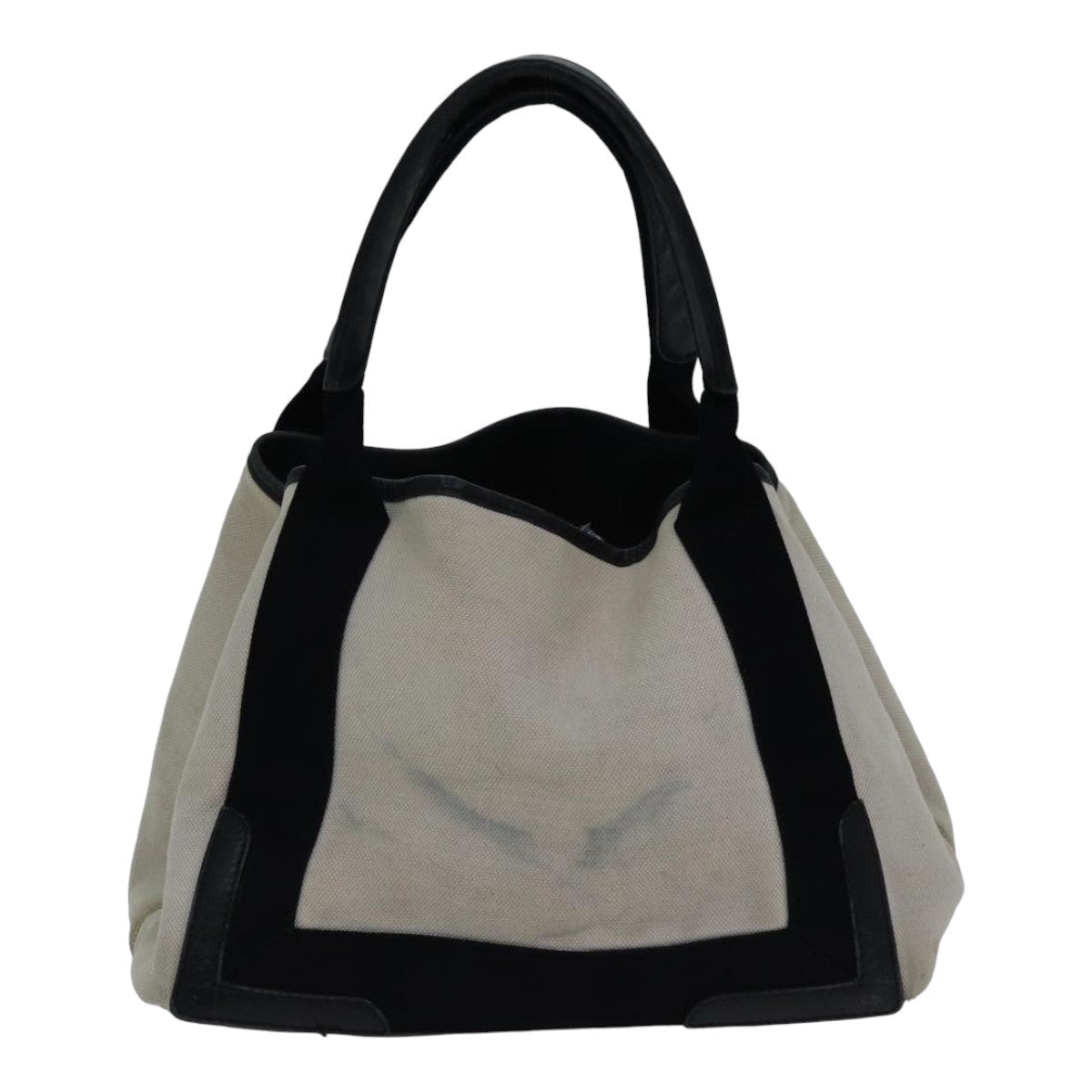 Balenciaga Hand Bag Canvas Beige Black | Designer Luxury Handbag