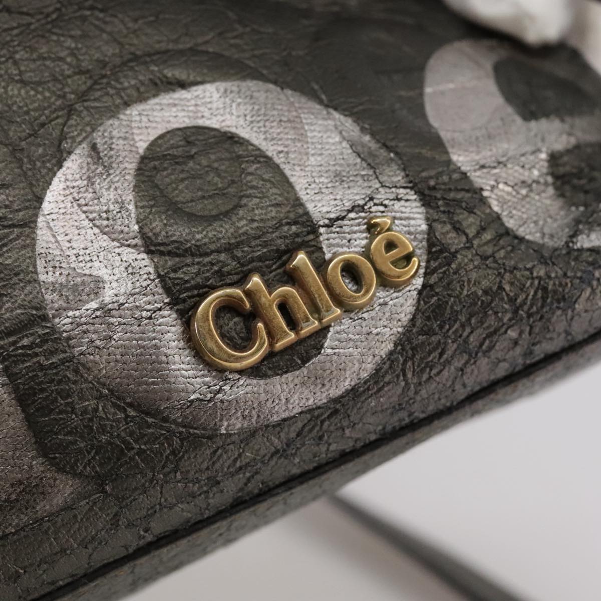 Chloe designer shoulder bag leather closeup detail