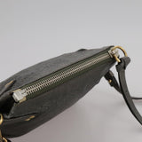 Solventique elegant leather Shoulder Bag top view