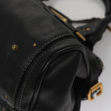Zelvane elegant leather Handbag angled view