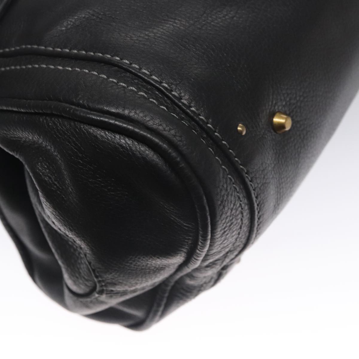 Chloe authentic luxury handbag Black leather craftsmanship