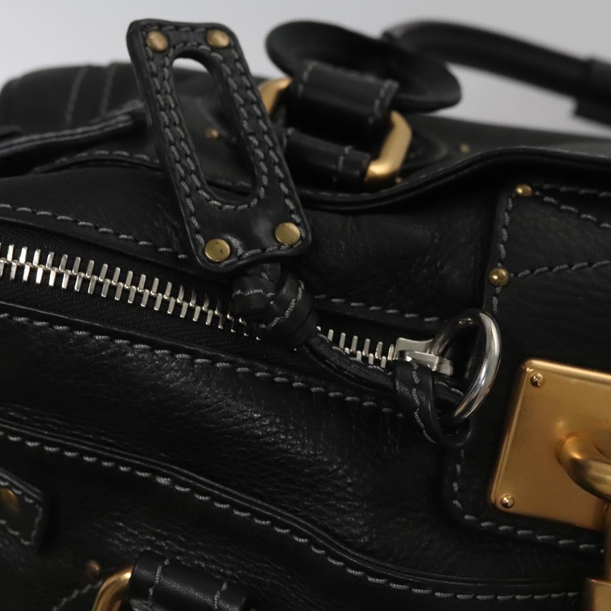 Zelvane elegant leather Handbag top view