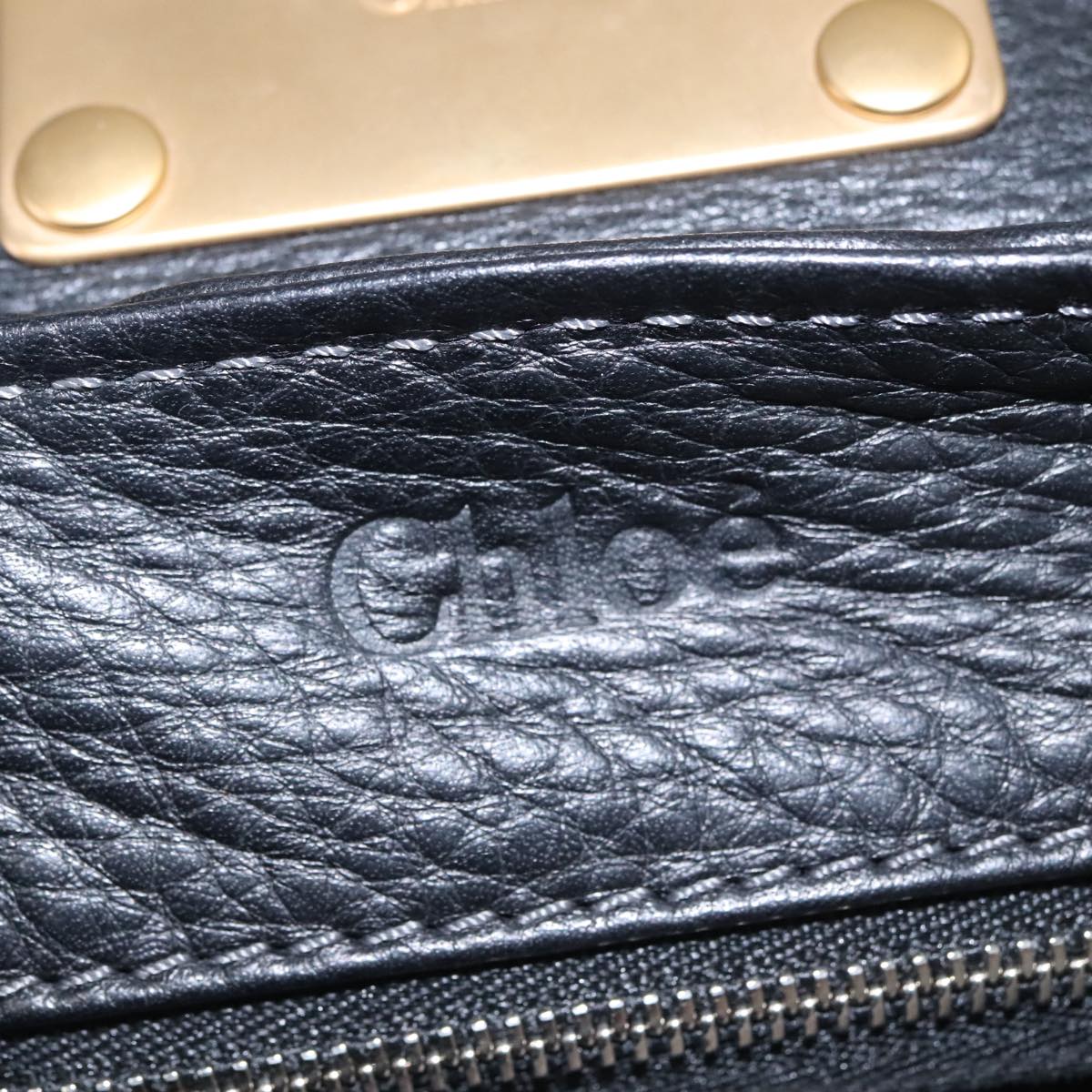 Zelvane elegant leather Handbag top view