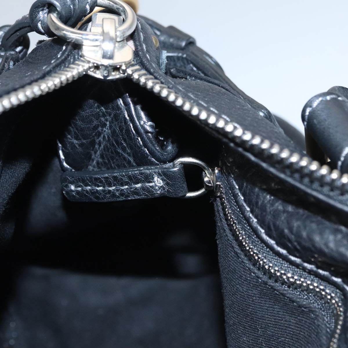 Zelvane elegant leather Handbag top view