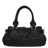 Side view of Chloe handbag Black premium designer bag