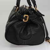Side view of Chloe handbag Black premium designer bag