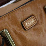 Chloe women's handbag Brown luxury designer leather
