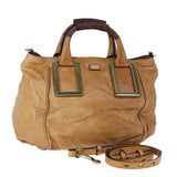Chloe women's handbag Brown luxury designer leather