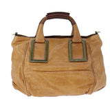 Side view of Chloe handbag Brown premium designer bag