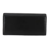Side view of Chloe wallet Black premium designer bag