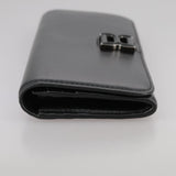 Chloe designer wallet leather closeup detail