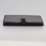 Side view of Chloe wallet Black premium designer bag