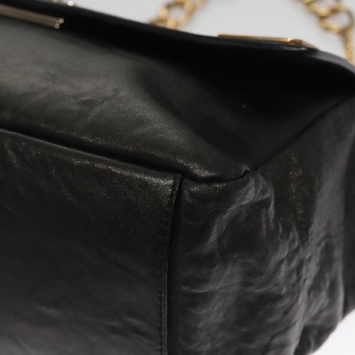 Sorvantix elegant leather Shoulder Bag back view