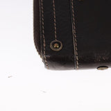 Side view of Chloe wallet Brown premium designer bag