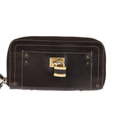Sorentique elegant leather Wallet top view