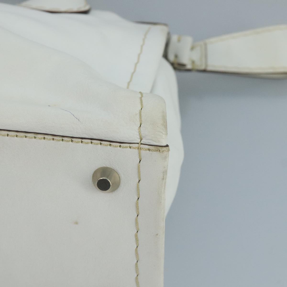Chloe designer handbag leather closeup detail