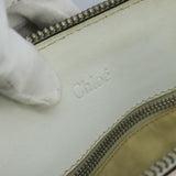 Side view of Chloe handbag White premium designer bag