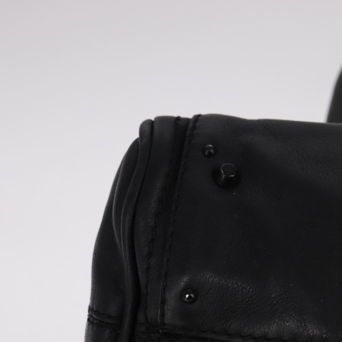 Side view of Chloe handbag Black premium designer bag