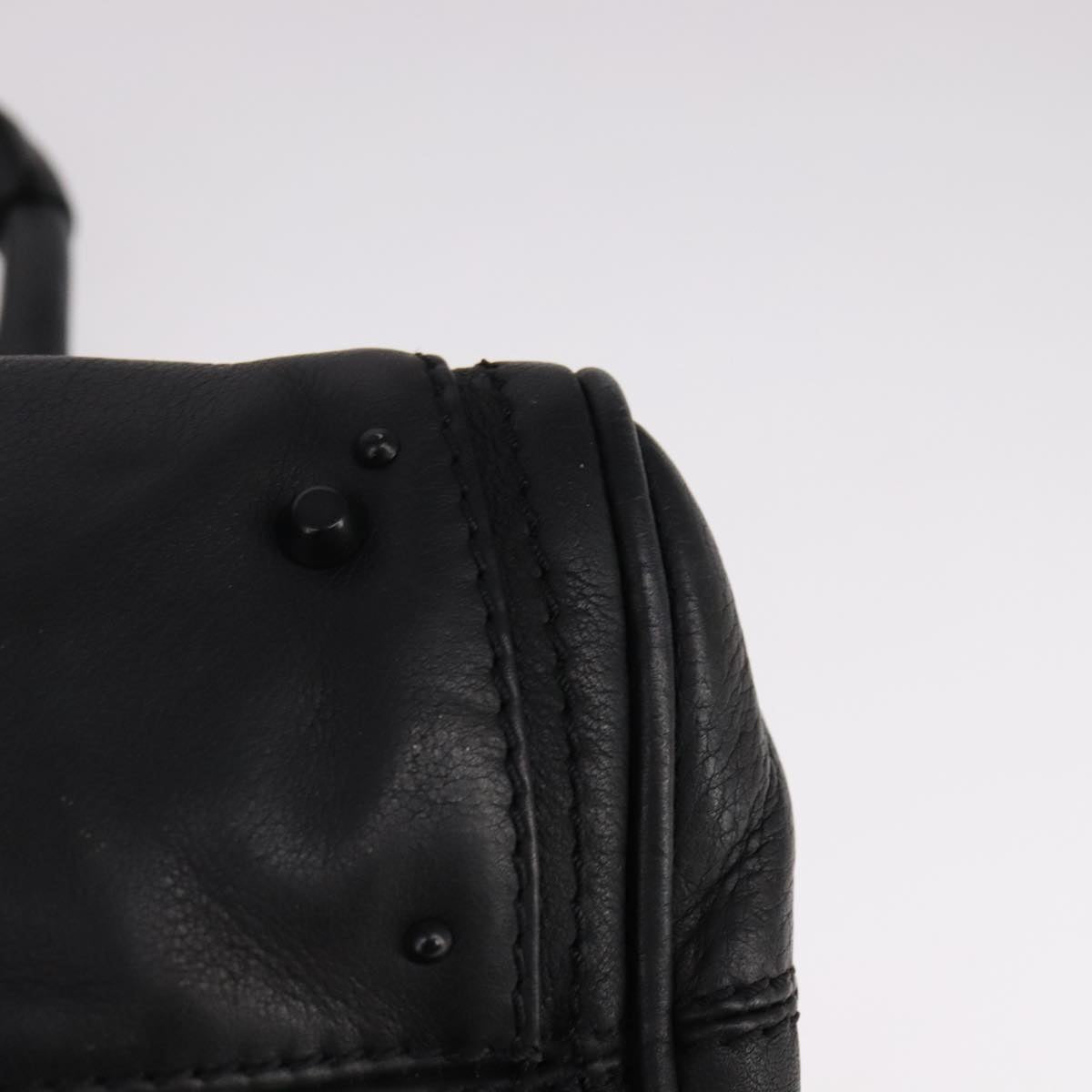 Chloe authentic luxury handbag Black leather craftsmanship