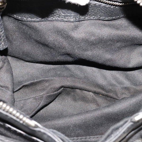 Auremorex elegant leather Handbag back view