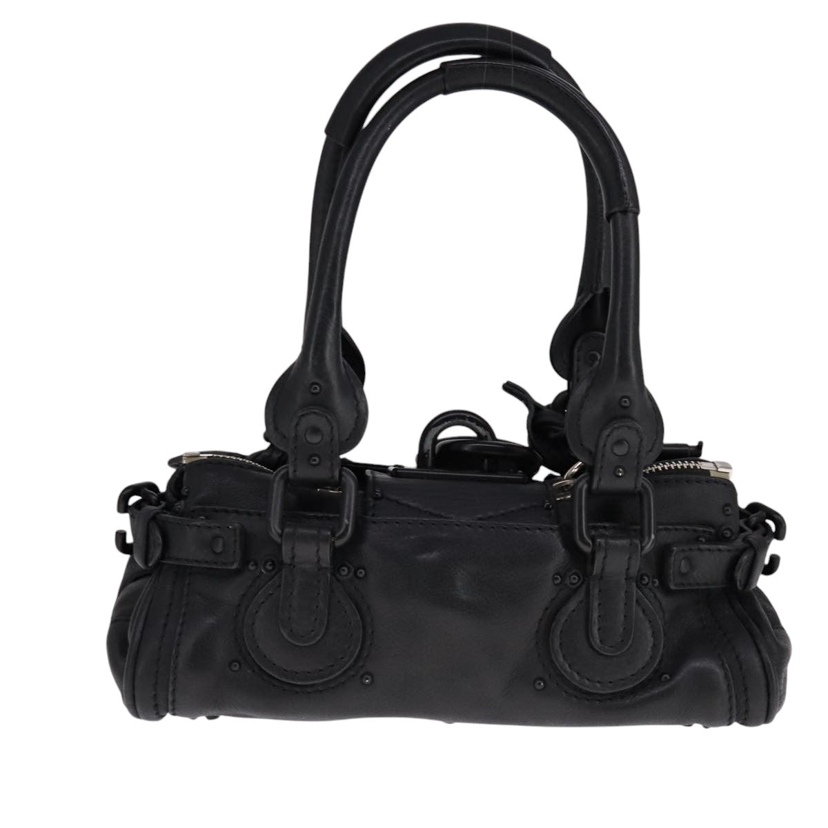 Side view of Chloe handbag Black premium designer bag