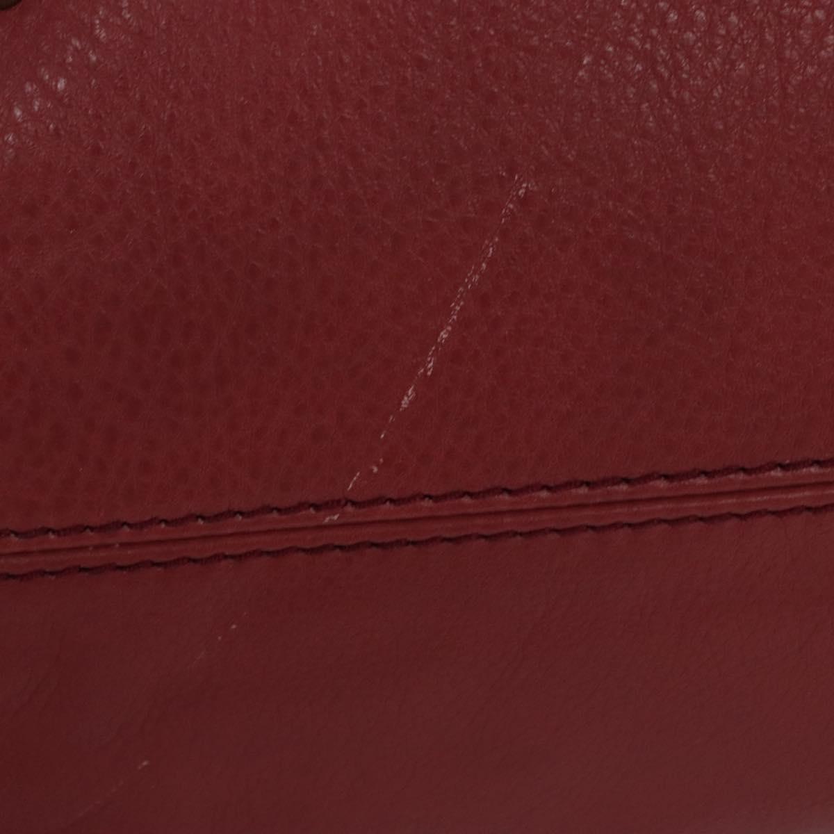 Dravelle elegant leather Handbag back view