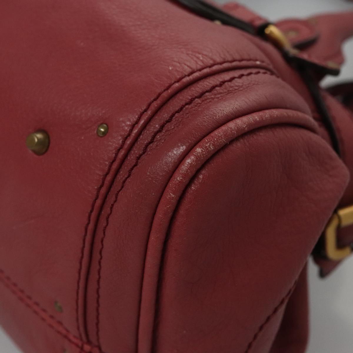 Side view of Chloe handbag Pink premium designer bag