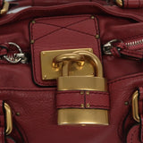 Chloe authentic luxury handbag Pink leather craftsmanship