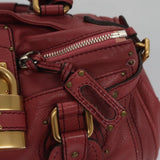 Chloe designer handbag leather closeup detail