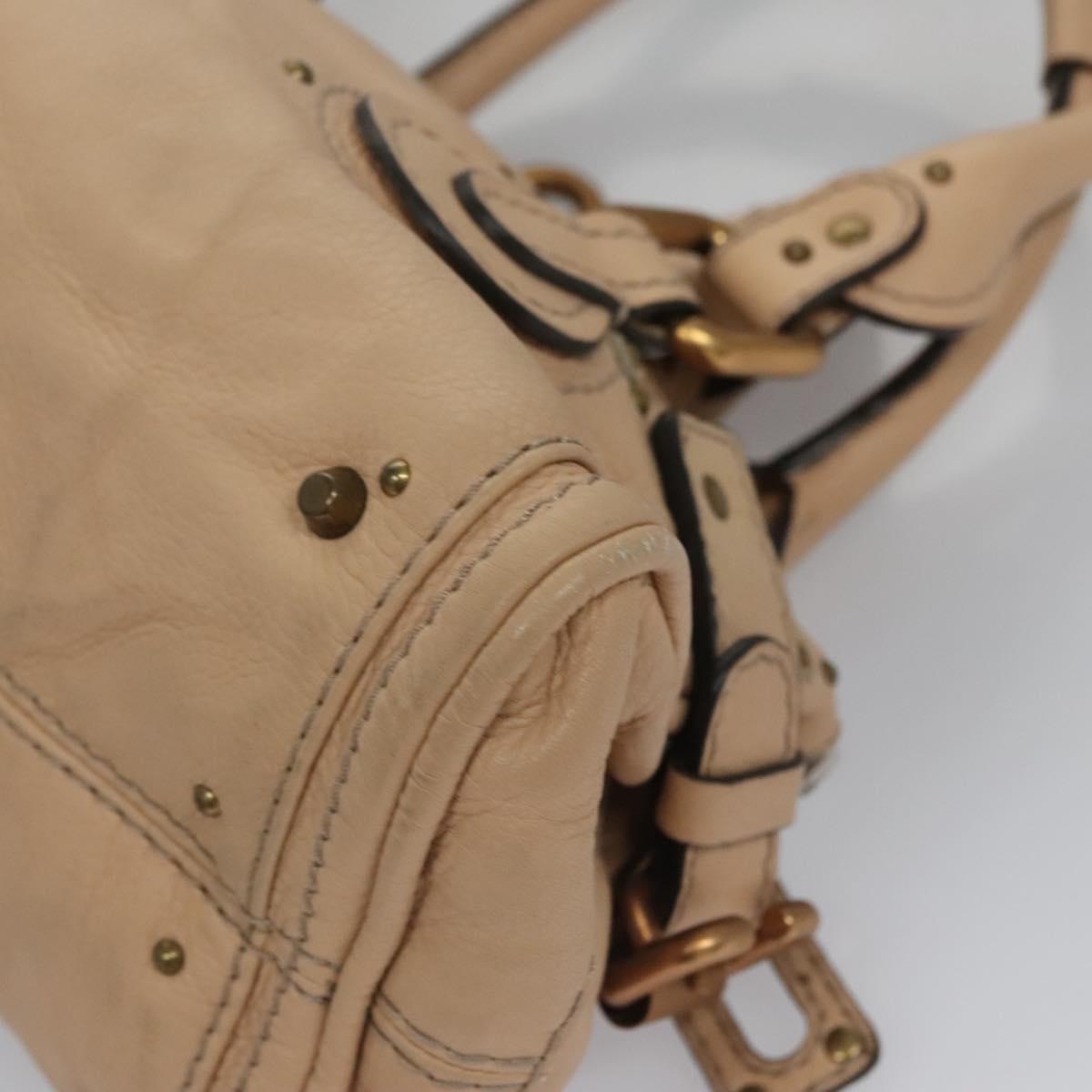 Glaciara elegant leather Handbag angled view