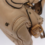 Glaciara elegant leather Handbag top view