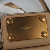 Side view of Chloe handbag Beige premium designer bag