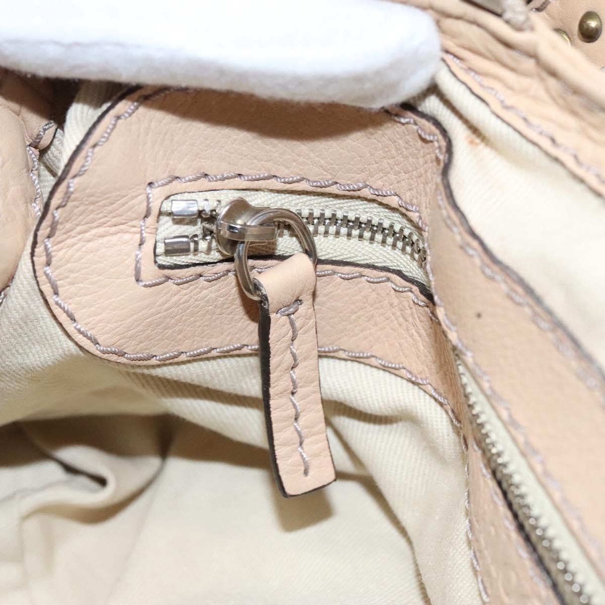 Glaciara elegant leather Handbag top view
