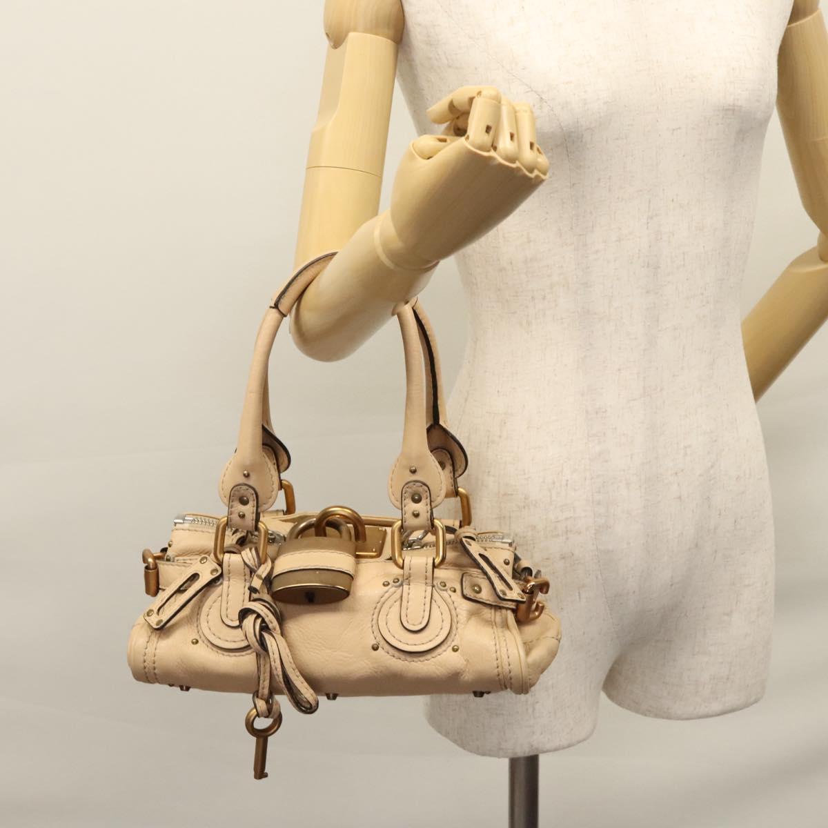 Chloe designer handbag leather closeup detail