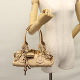 Chloe designer handbag leather closeup detail