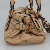 Glaciara elegant leather Handbag top view