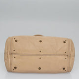 Glaciara elegant leather Handbag top view